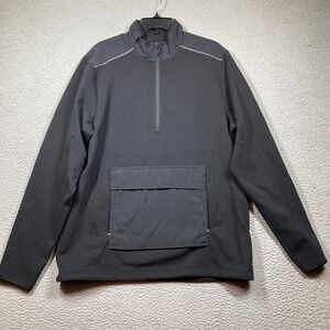 Old Navy Active 1/4 Zip Pullover Mens‎ XL Tall Black Lightweight Dynamic Fleece